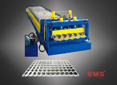 China 995 - Type Glazed Tile Making Machine , Roof Panel Roll Forming Machine for sale