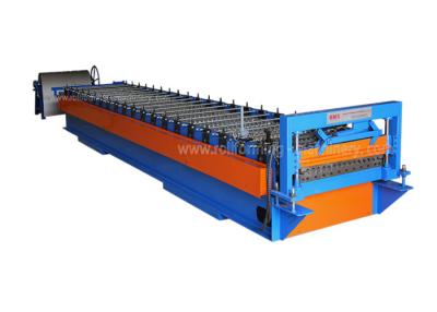 China 0.45mm Roof Panel Forming Machine With Manual Decoiler for sale