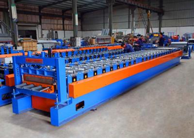 China Shaft 75mm Boltless Roof Panel Roll Forming Machine for sale