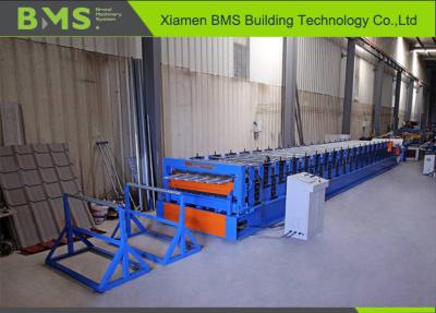 China Roof Panel Double Roll Forming Machine With Yield Strength 235-345Mpa for sale
