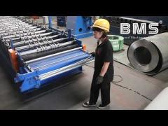 Roofing panel forming machine --  Operation process introduction