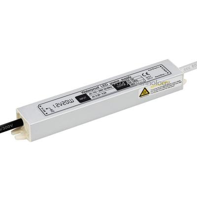 China 12V 20W LED Drivers Power Supply IP67 For Lightbox Light Strip Signboard for sale