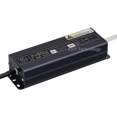 China IP67 Waterproof LED Module Power Supply Light Box 12V 80W LED Driver for sale