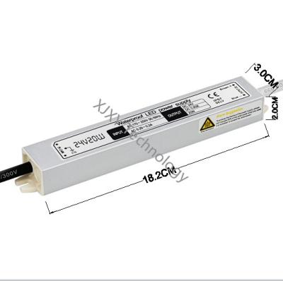 China fuente de alimentación de la caja de luz de la prenda impermeable de la fuente de alimentación de los conductores de 0.83A LED 24V 20W IP67 en venta