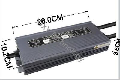 China 24V 400W IP67 LED Drivers Power Supply Washing Wall Light LED Module Power Supply for sale