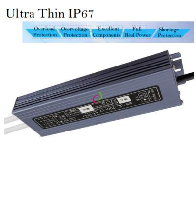 China 16.7A Constant Voltage LED Power Supply IP67 Buried Light Box 200W 12V LED Driver for sale