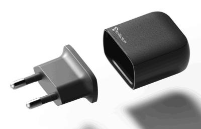 China Schwarzes schnelles bewegliches Ladegerät mit doppeltem USB-Port 5V 1A/2.1A/2.4A für Markt EU Korea zu verkaufen