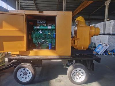 China Yellow Diesel Irrigation Pump Water Pump Mobile 220Volt 50Hz for sale