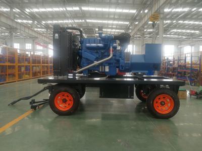 China Electric Start Trailer Mounted Diesel Generator 37.5 Kva Diesel Generator for sale