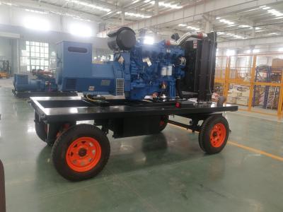 China High Efficiency 125kva 100 kw trailer mounted generator yuchai genset for sale
