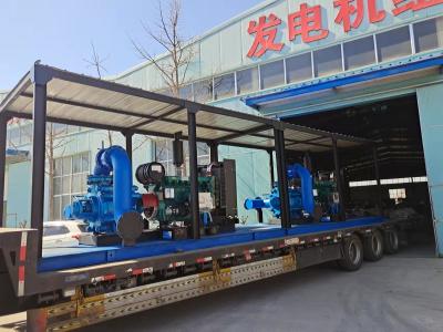 China Conjunto de gerador diesel silencioso de controlo automático 500-1000KW arrefecido a ar / água à venda