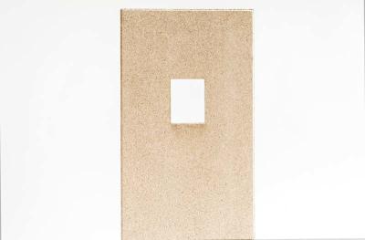 China Square Ceramic Fibre Sheet , Industrial Vermiculite Fireproof Insulation Board for sale
