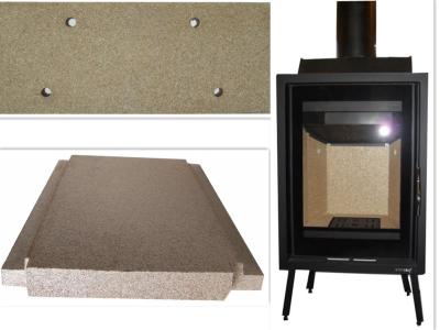 China Lightweight Fireplace Insulation Board Durable Nontoxic 700 Kgs/M3 for sale
