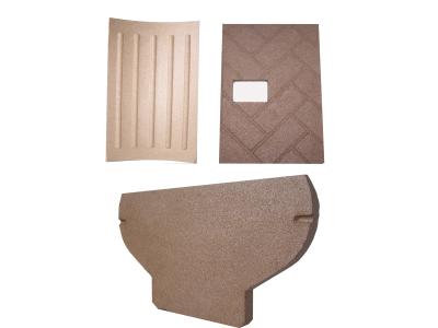 China Shockproof Ceramic Insulation Sheets , 30x30cm High Temperature Ceramic Fiber Board for sale