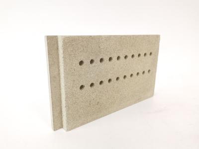 China Gray Vermiculite Fire Brick Board , Industrial Brick Effect Fireboard For Stoves for sale