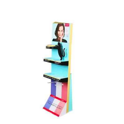 China KBA 164 Cosmetic POP Display Supermarket Cardboard Advertising Stand for sale