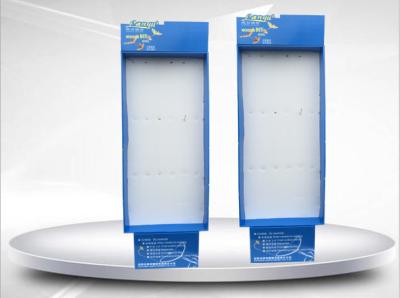 China B Flute Recyclable Point Of Sale Cardboard Display Stands 3D Design for sale