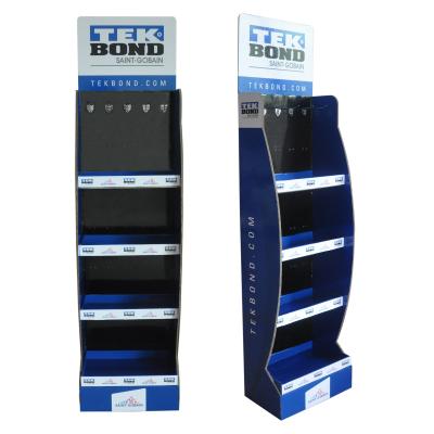 China 4 Tiers Cardboard Point Of Sale Display Stands for sale