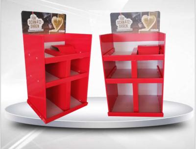 China LANGYI Shelf POP 3 Tier Cardboard Counter Display K5 Corrugated for sale