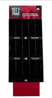 China Varnish UV Custom Cardboard Display Rack Spot Printing for sale