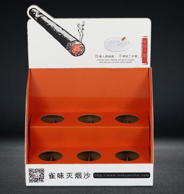 China CMYK 4C Shop Cardboard Table Display Stands ODM Logo Print for sale