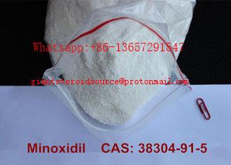 China Pharmaceutical Raw Materials Minoxidil CAS 38304-91-5 For Hair Loss Treatment for sale