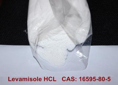 China White Crystalline Pharmaceutical Raw Materials , Levamisole Hydrochloride HCL Powder for sale