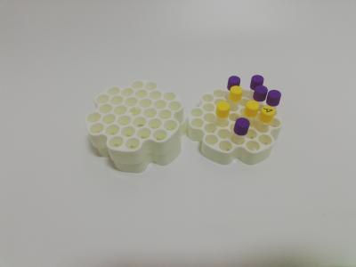 China 12*1ml and 2ml Vial Cell Freezing Box , Removable Cryogenic Cell Container OEM for sale