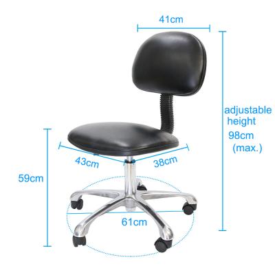 Китай Static Dissipative ESD Stool Chair Adjustable 510-700mm For Clean Room продается