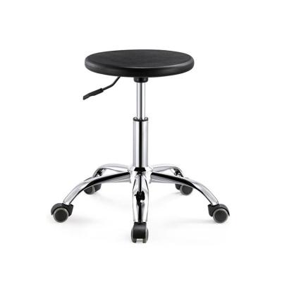 China Black Color ESD Lab Chair , Laboratory ESD Stool Chair Adjustable for sale