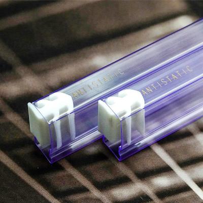 China Electronic Components Protection Plastic Anti Static Tube Customized Design à venda