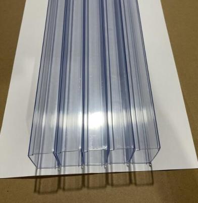 China Flexible Esd Clear Pvc Tube Packaging Rectangular Length 300mm-600mm for sale