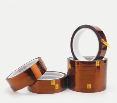 China 0.025mm Esd Anti Static Kapton Tape Polyimide High Temperature 260C Adhesive for sale