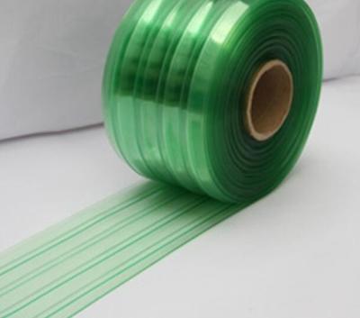 China Cortinas de porta antiestáticas verdes ESD da tira do vinil do Pvc para a indústria/sala de limpeza à venda