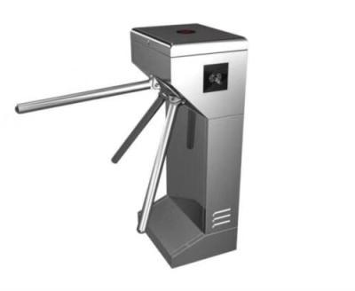 China Museum Double Tripod Turnstile Gate Waist Height Turnstile With Dc Motor for sale