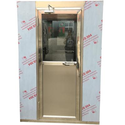 China 1400*1400*2100mm Stainless Steel Air Shower with Electronically Interlocked Door for sale