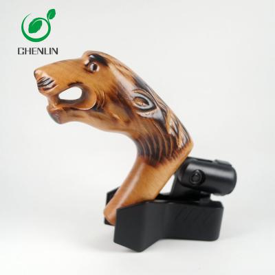 China OEM ODM Carving Wooden Umbrella Handle Various Color Windproof for sale