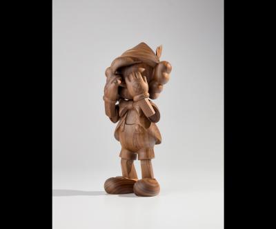 China Odorless Wooden Art Sculpture for sale