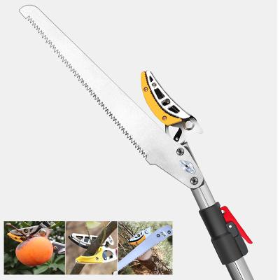 China High Reach Telescoping Fruit Picker Shear Tools 3 Meter Pole Cutter Extension Tree Branch Pruning Saw for sale