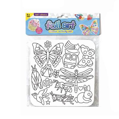 China Art Therapy Coloring Planner DIY Toy DIY Joyin Insect List Birthday Gift List Coloring Ocean Stickers Cartoon Album Stickers for sale