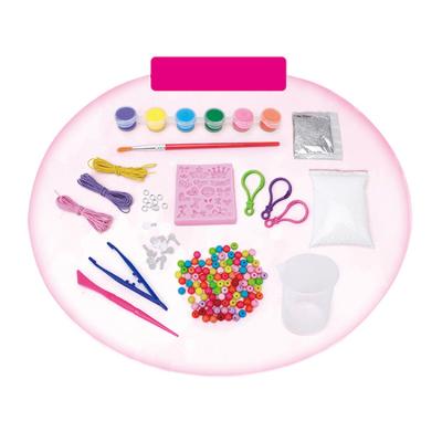 China Kids Accessories Jewelry Joyin Toy DIY Resin Crafts Cast Sets Plastic Beads Hairpin Charms Bracelet Making Kids Children Jewelry Makeup Jewelry Box for sale