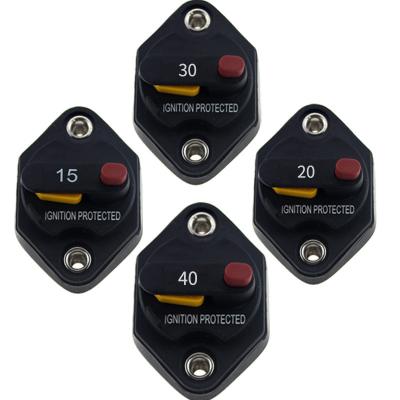 China Car RV EV Breakfire Overcurrent Protector , Battery Protection Circuit Breaker 12-32V for sale