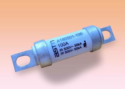 China Fast Acting 100 Amp Car Fuse 500v Ac Voltage White Color For Electronics for sale
