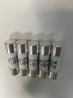 China Cylindrical Solar System Fuse And Fuse Holder 14*51mm 25A 1500VDC for sale
