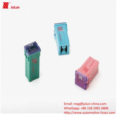 China Caja de fusibles de conexión con cinta de seguro de automóviles Caja de plástico larga/corta 20-60A en venta