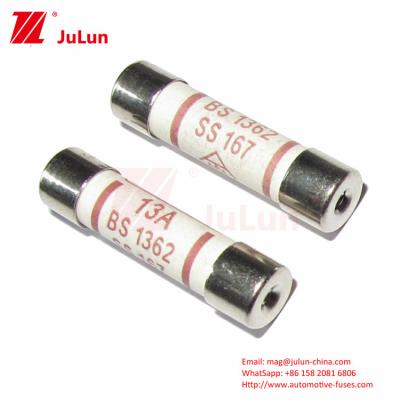 China Power BS1362 B6*25mm Ceramic Vehicle Fuses For Electric Current 3A 5A 7A 10A 13A 20A for sale