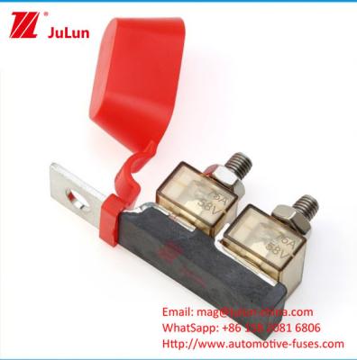 中国 Wholesale Battery Square Ceramic Fuse Holder New Energy Vehicle Fuse Battery Outdoor Power Insulation Seat 販売のため