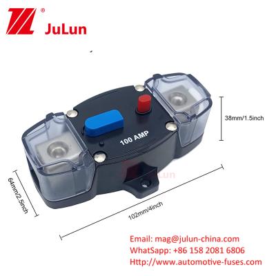 China Vehicle 8  12-48V 30A-300A Circuit Breaker Car Audio Waterproof Power Protection Fuse Circuit Breaker  Manual Reset Circ en venta