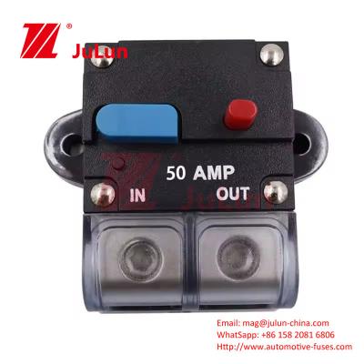 China Good Quality Car Audio Modification 120A 48VDC Can Double Circuit Breaker High Current Overload Protector 100A Can Resto en venta