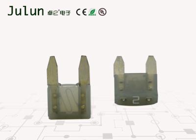 中国 58 VDC 2つのAmpの小さい自動車刃はAgによってめっきされる亜鉛合金ターミナルを溶かします 販売のため